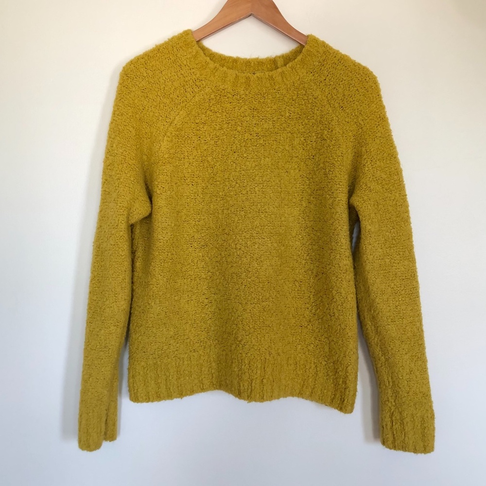 Primark Women's Textured Yellow Sweater Size Medium